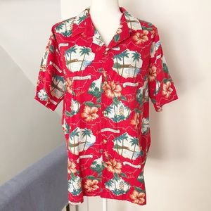 Hawaiian Island Button Down Shirt Made in Hawaii